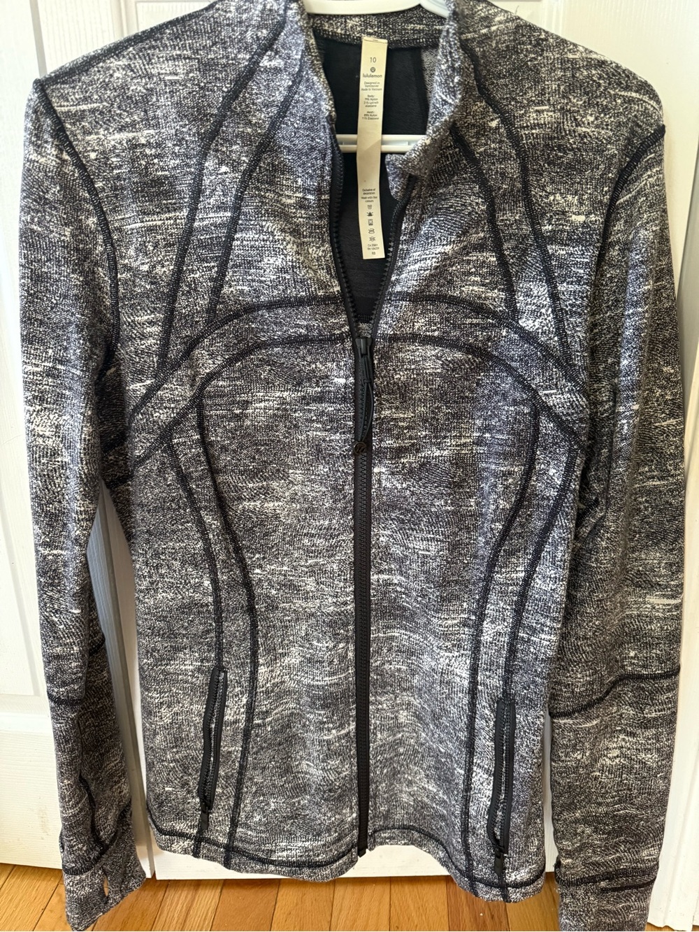 lululemon athletica Heathered Black define jacket